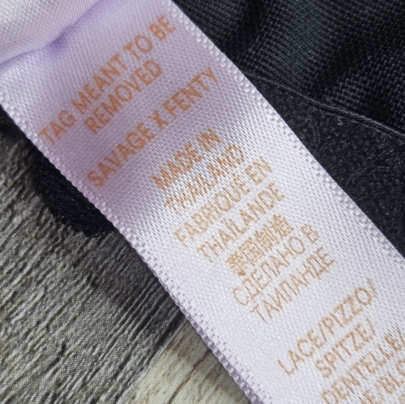 Savage X Fenty Black Lace Bra 36DD - Picture 6 of 7